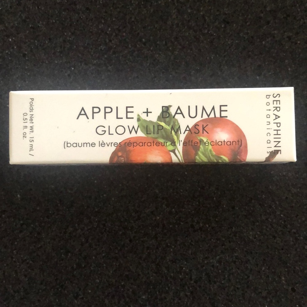 Seraphine apple & Bauer glow lip mask